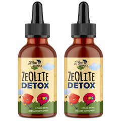 Atherionyxora Zeolite Detox for Kids bottle with a natural, kid-friendly formula.