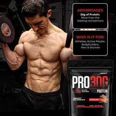 ATHLEAN-RX PRO-30G glass with prepared vanilla shake.