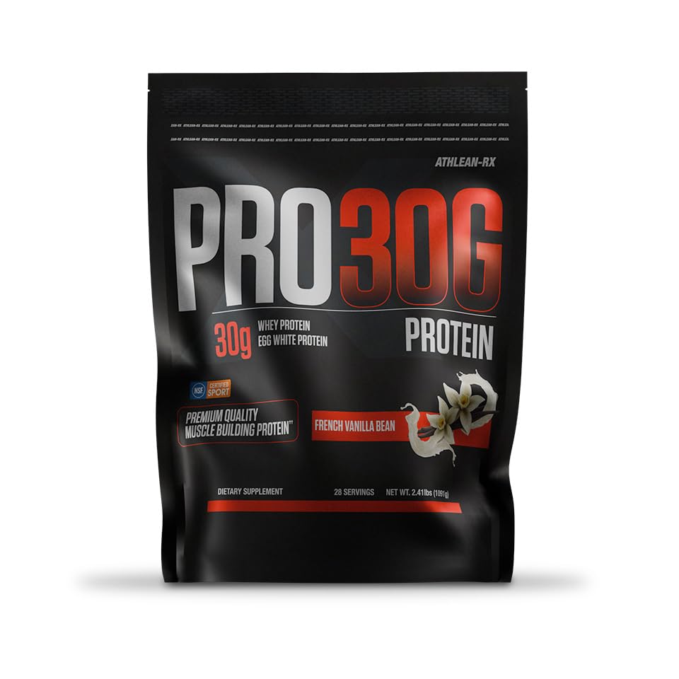 ATHLEAN-RX PRO-30G shake being mixed for creamy texture.