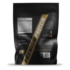 ATHLEAN-RX Xpresso powder dispensing scene highlighting 30g protein per serving.
