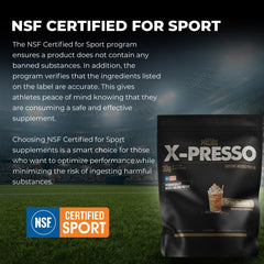 ATHLEAN-RX Xpresso bottle beside shaker ready for workouts
