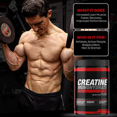 ATHLEAN-X X-CREATINE creates a clean, unflavored shake ready to fuel workouts