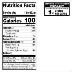 Atkins Endulge Crunchalicious bar rich chocolate flavor with light crunch