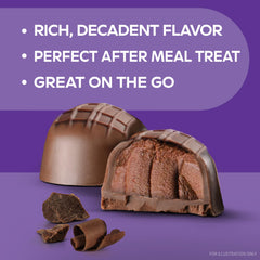 Atkins Endulge individually wrapped truffles for on-the-go keto-friendly snacking.