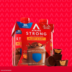 Atkins Strong GLP-1 friendly shake—fiber blend supports mindful meals.