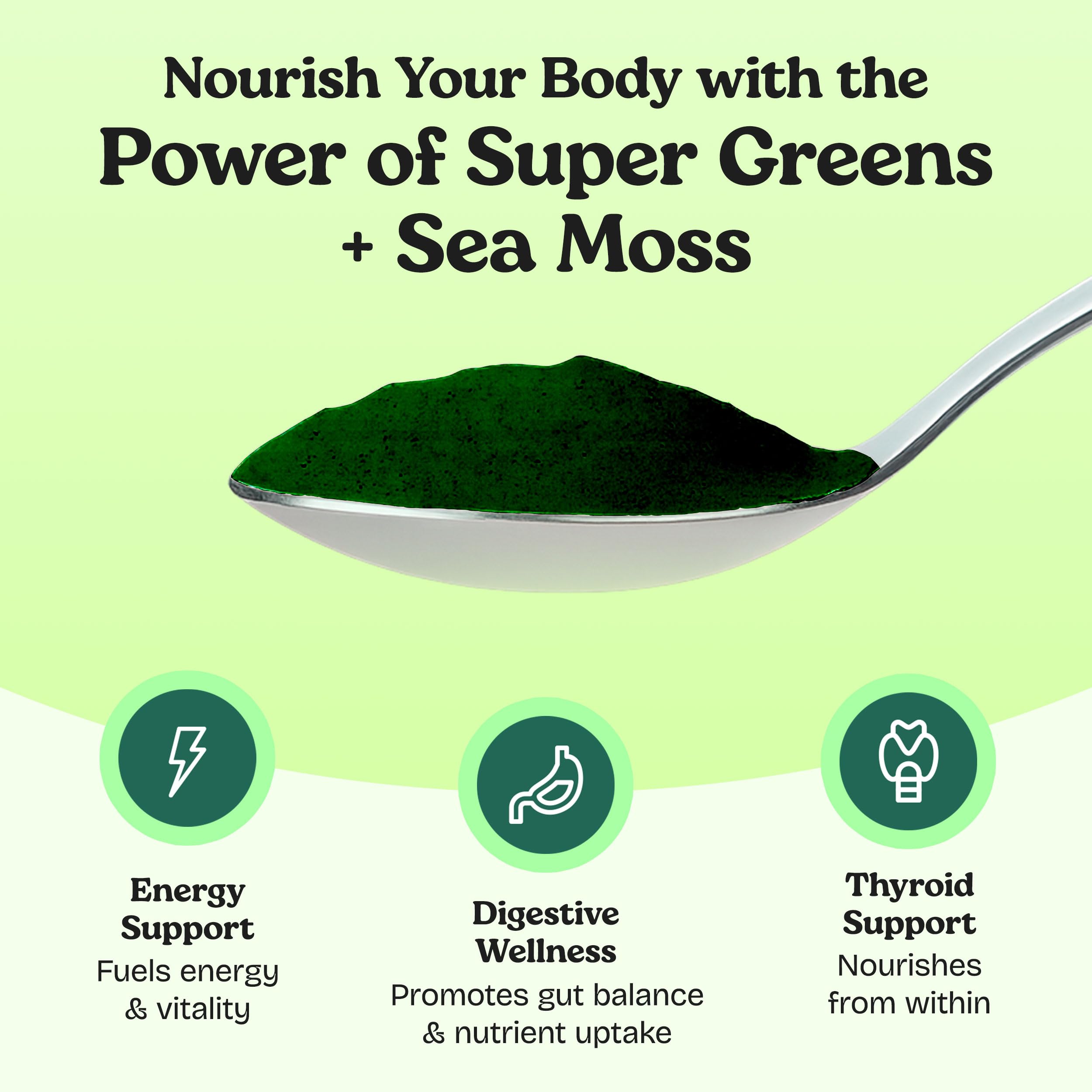 Atlantic Naturals Ingredients label showcases fruits, vegetables, herbs for nutrition