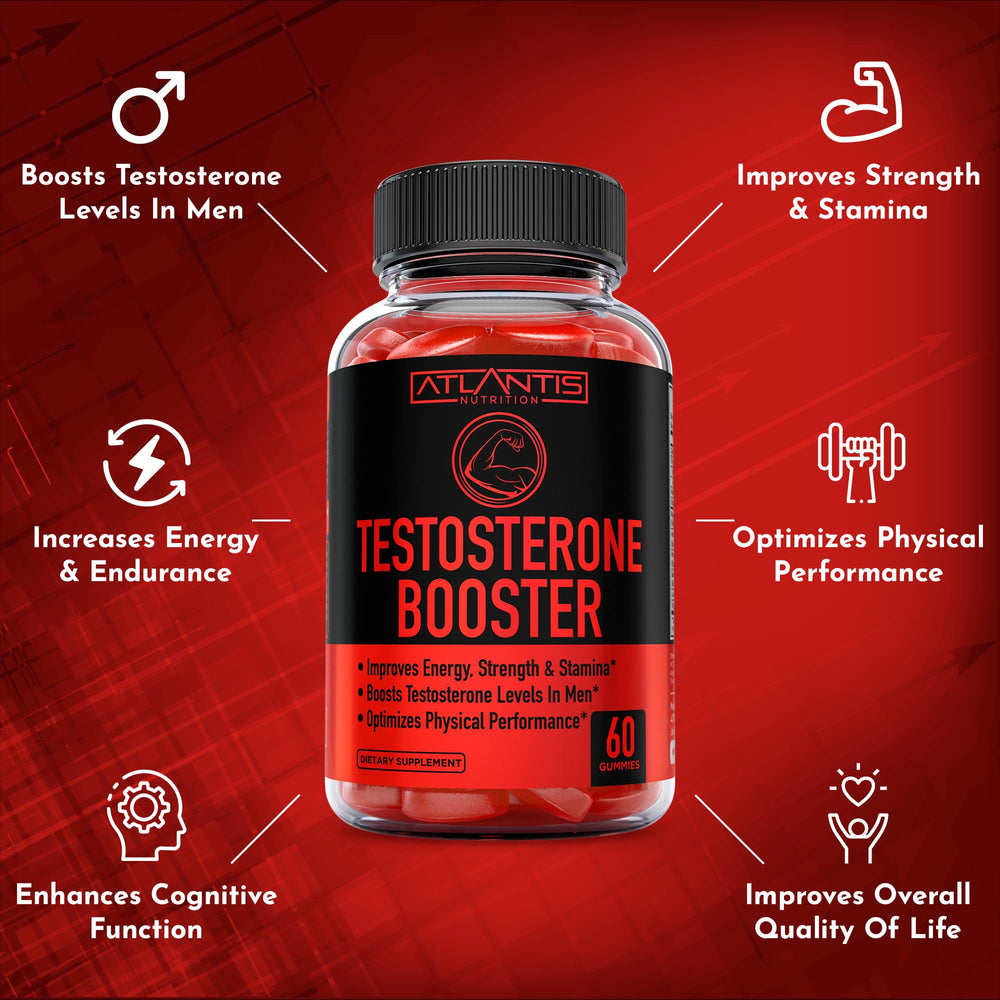 Atlantis Nutrition blister-pack gummies with blurred label for portable routine