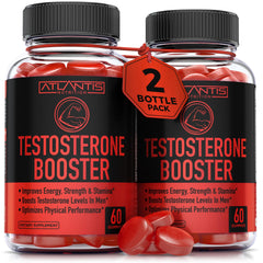 Atlantis Nutrition bottle front showing daily energy and vitality
