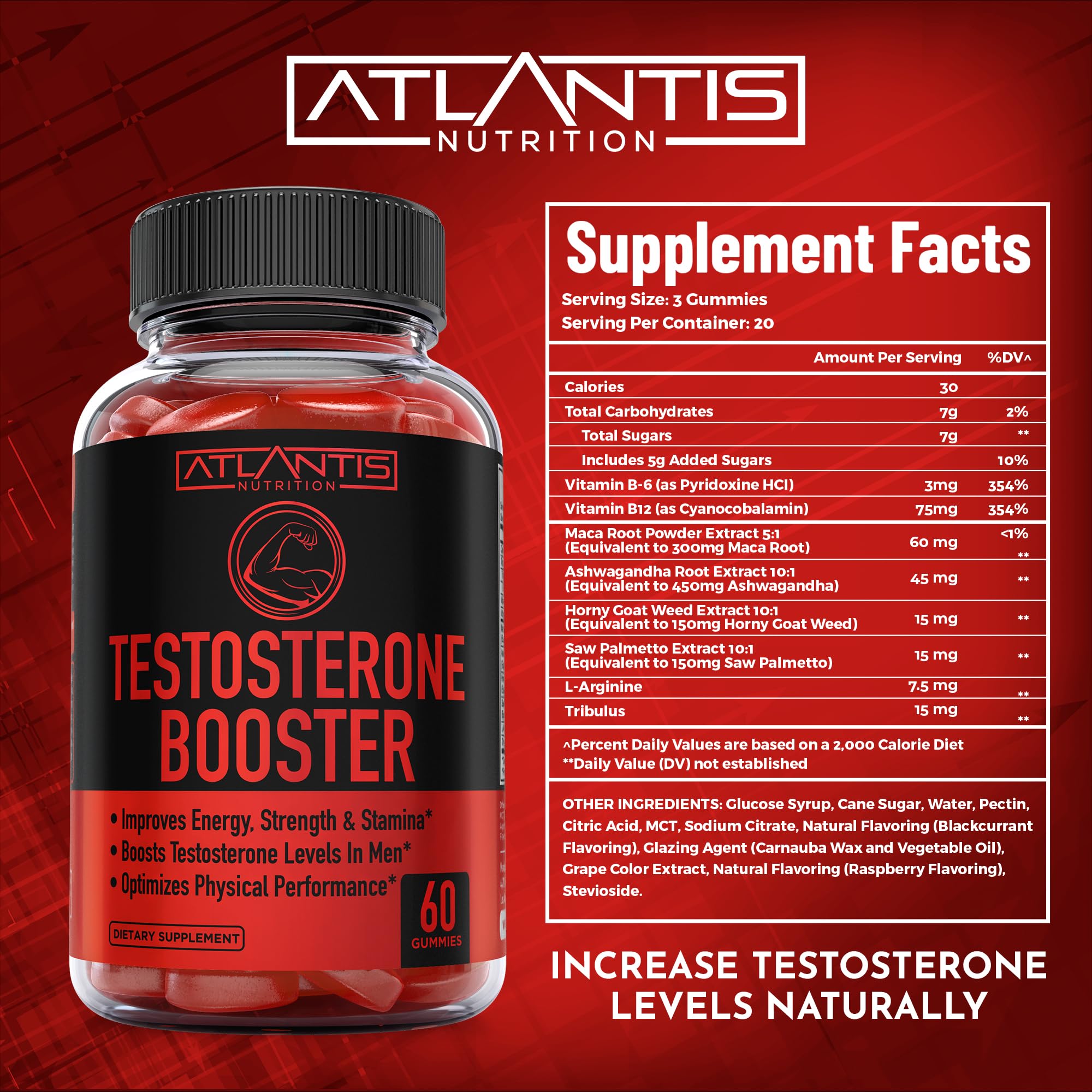 Atlantis Nutrition gummies close-up emphasizing texture for enjoyable daily wellness