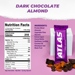 Atlas Bar shows 1g sugar—mindful snacking to curb cravings.