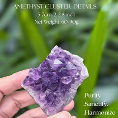 Atminafays crystal set on a desk creates a tranquil ambience.