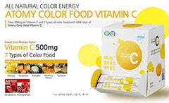 ATOMY Colorfood Vitamin C powder scoop showing measurement