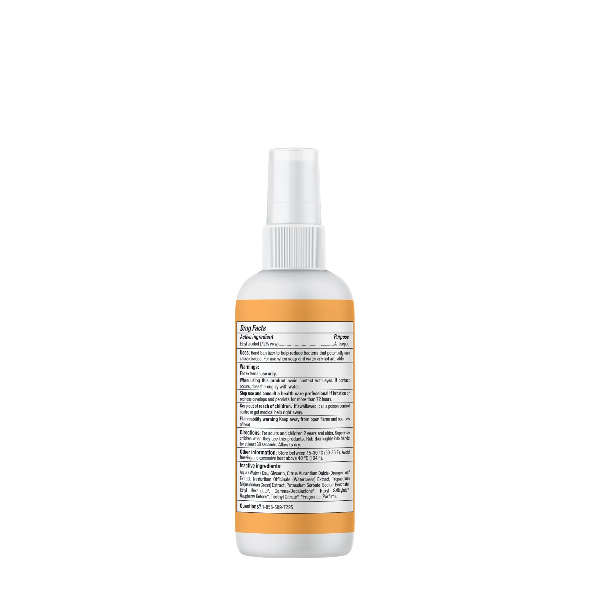 ATTITUDE hand sanitizer spray pack of six for convenient family care.