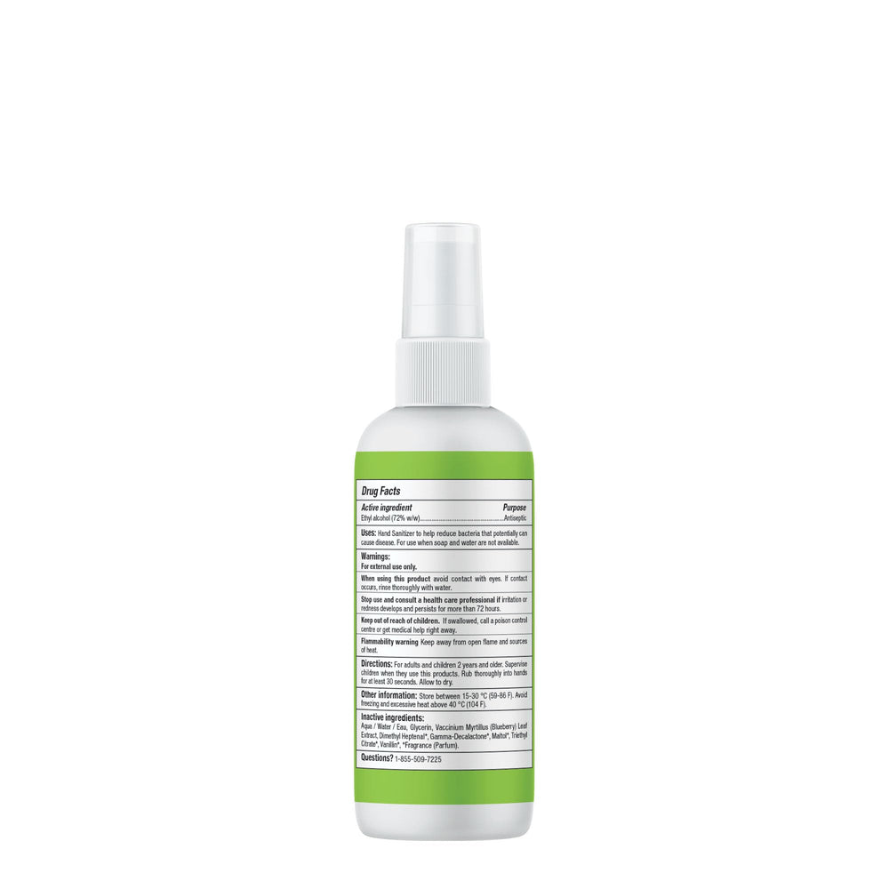 ATTITUDE hand sanitizer spray leaves hands soft and non-sticky after use.