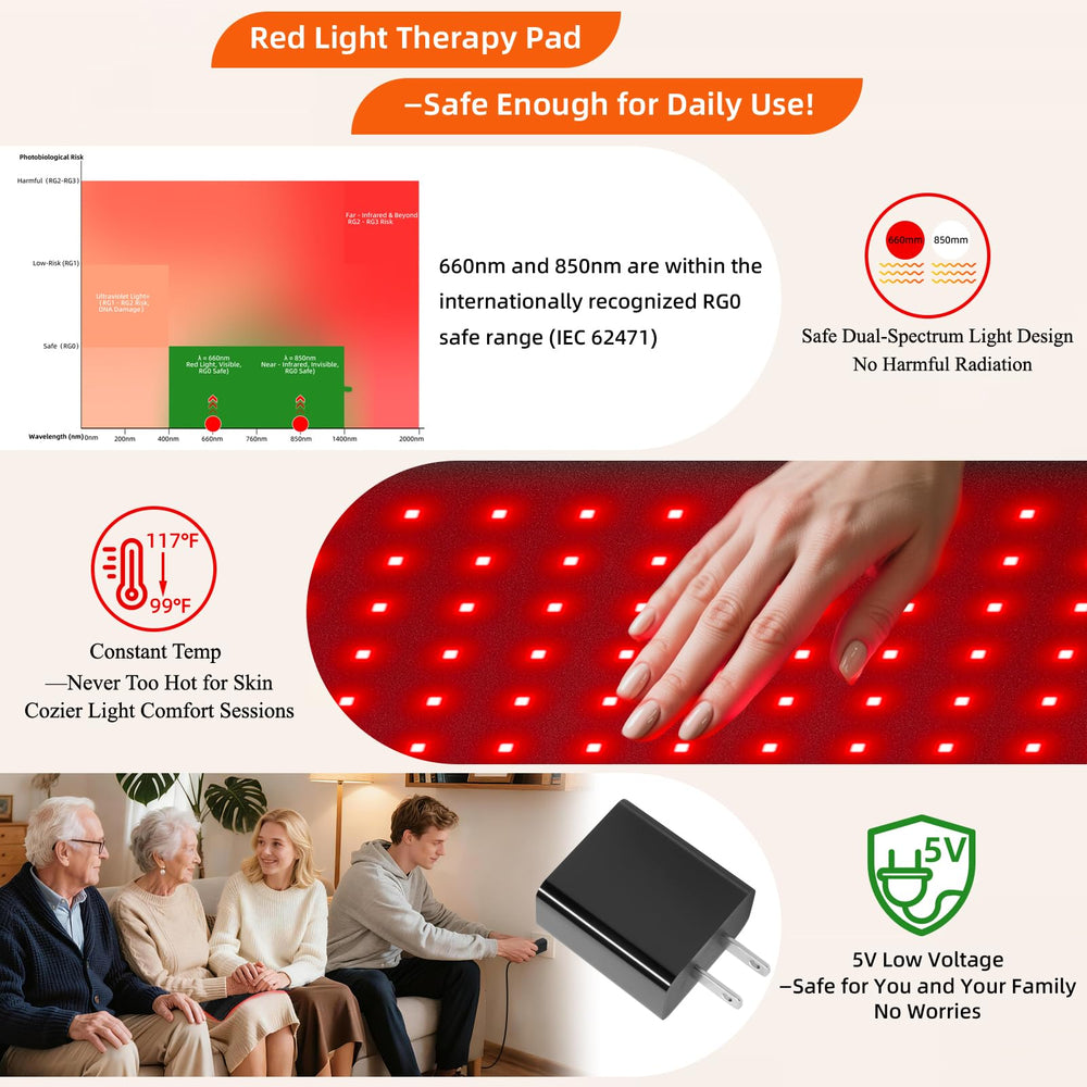 Atvxihegt 660nm red light supports skin refreshment and muscle relaxation.