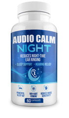Audio Calm Night packaging with box indicating organic sleep support
