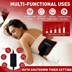 AUDODO extension belt extended for larger coverage during therapy sessions.