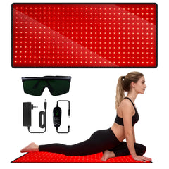 AUDODO red light therapy mat with full-body coverage for at-home sessions