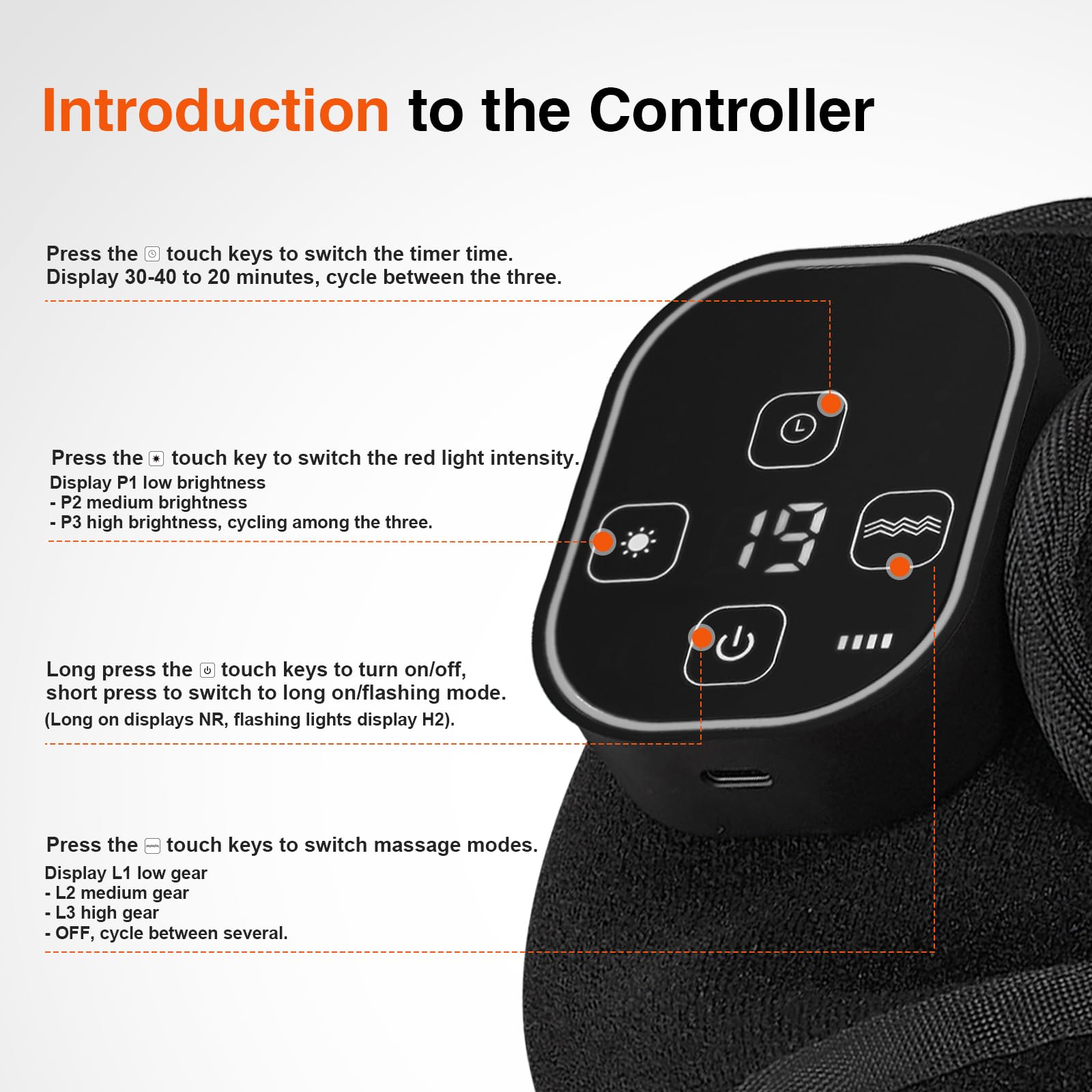 AUDODO soft, adjustable knee brace straps provide a comfortable, personalized fit.