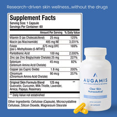 Augamis packaging box shown for at-home acne treatment