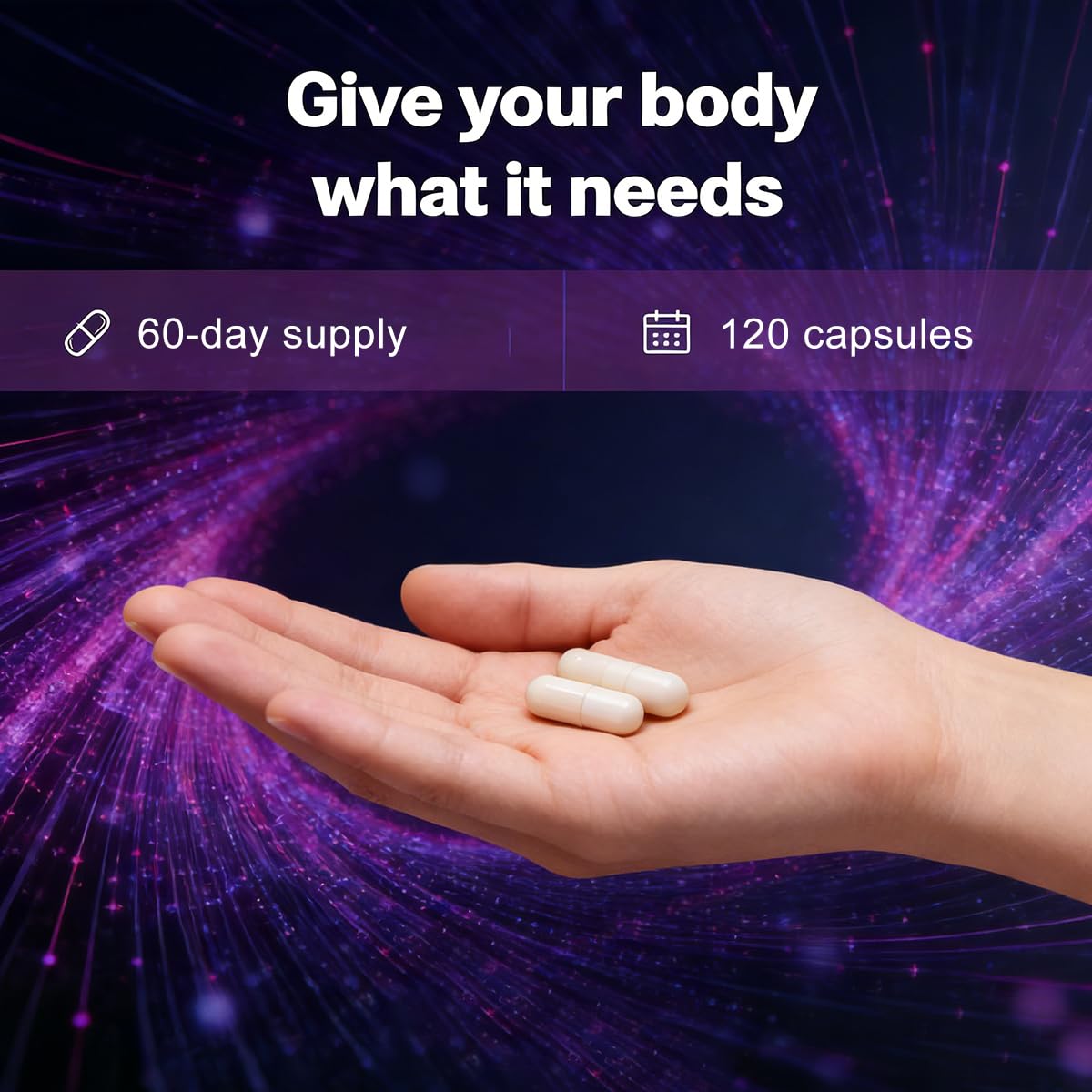 Auivty L-Carnitine Tartrate capsules support energy and fat metabolism.
