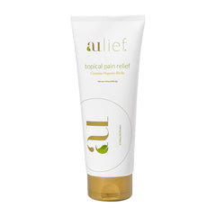 Aulief Gold bottle being applied for quick cooling joint comfort