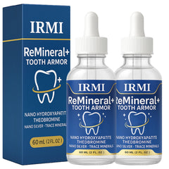 Aultink Irmi Remineral Tooth Armor bottle with drops for enamel care.
