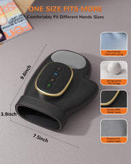 AUMNIE hand massager large fit accommodates bigger hands for comfortable massage.