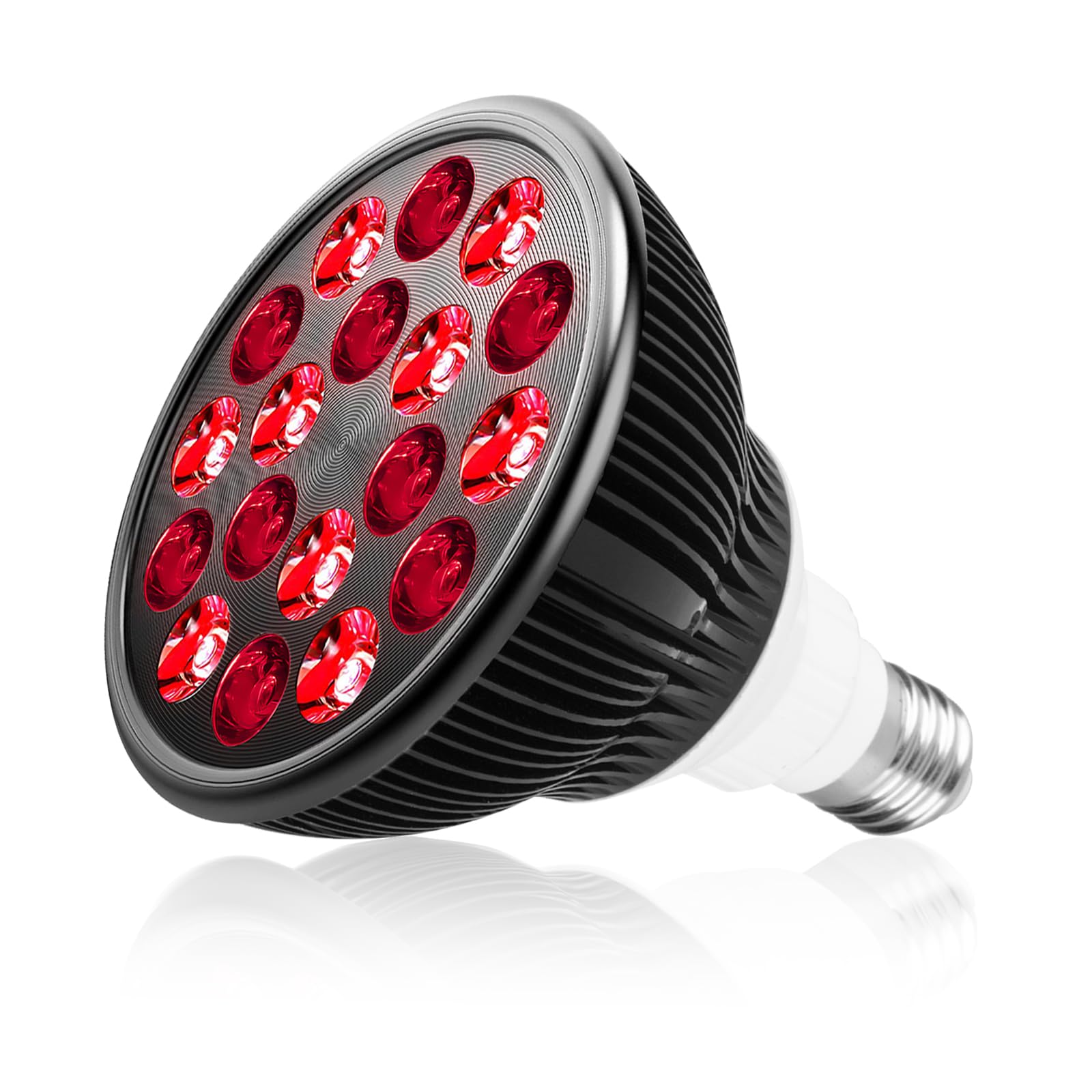 Aumtrly red light therapy bulb with dual wavelengths for skin health and joint relief.