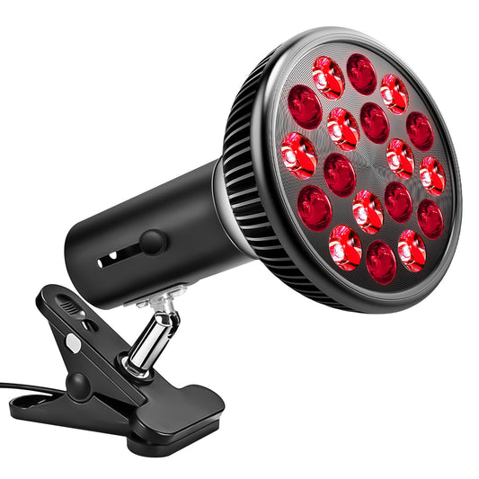 Aumtrly red light therapy clip for targeted home use