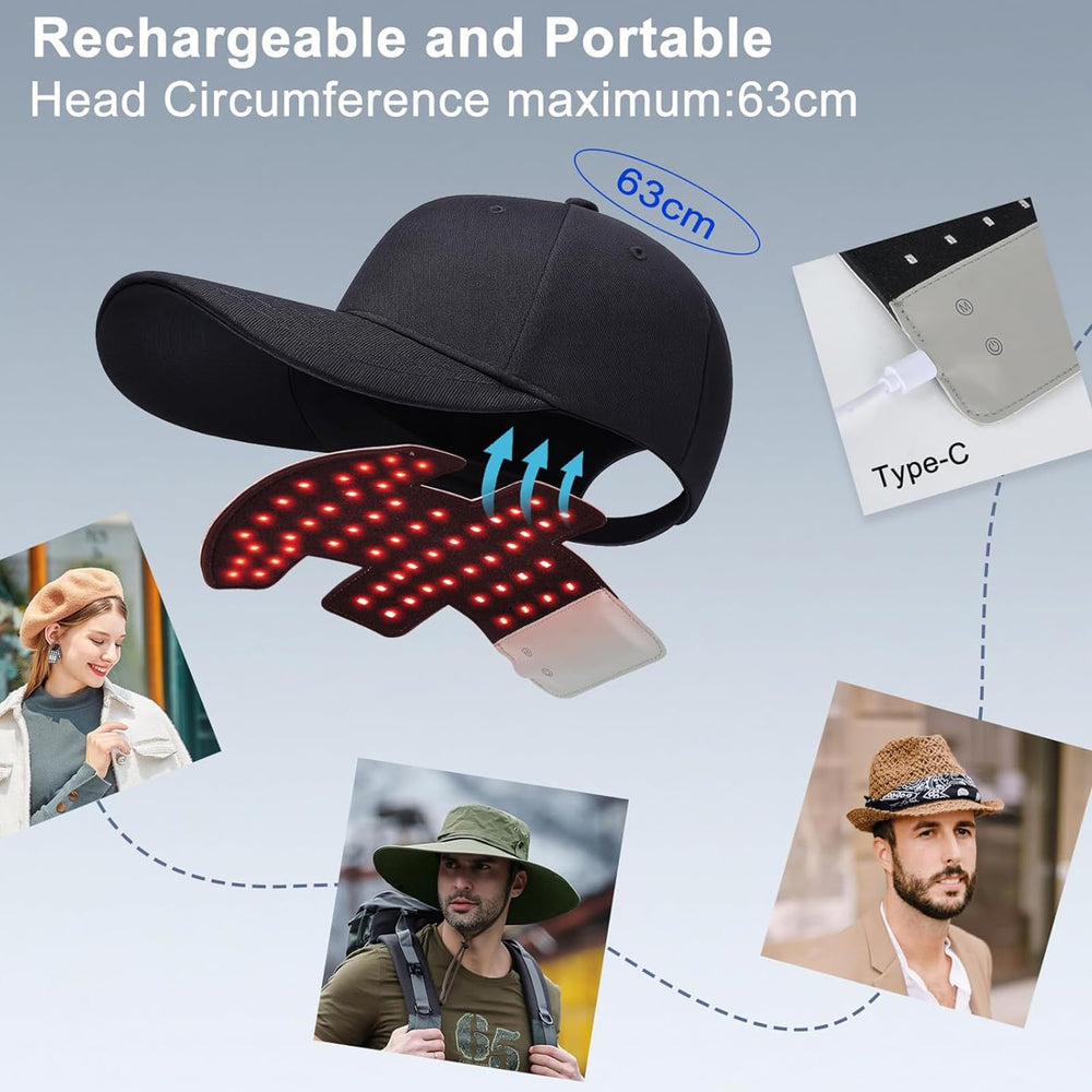 AUQLEF soft textile cap material enhances comfort during sessions.