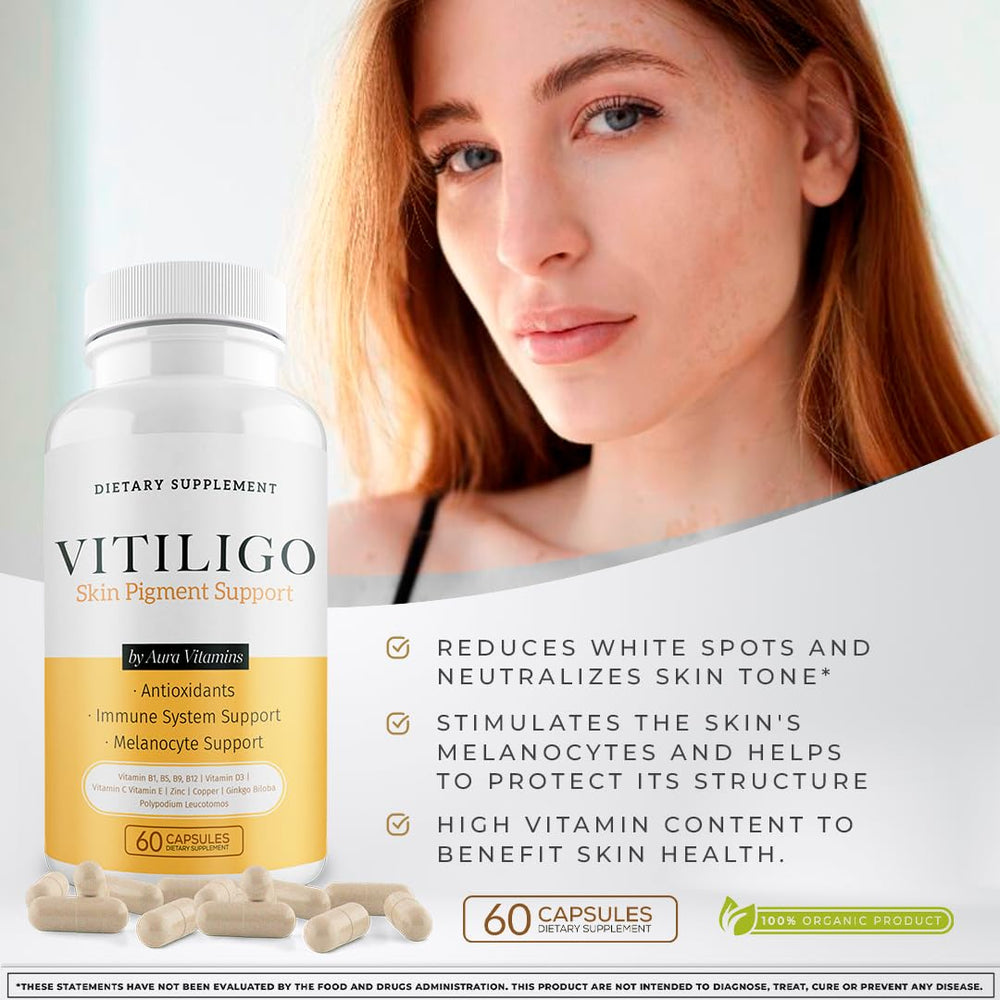 Aura Vitamins Dermawonder capsules in a glass bottle emphasizing quality and safety