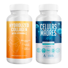 Aura Vitamins Mega Antioxidant Bundle packshot showing two bottles for daily vitality.