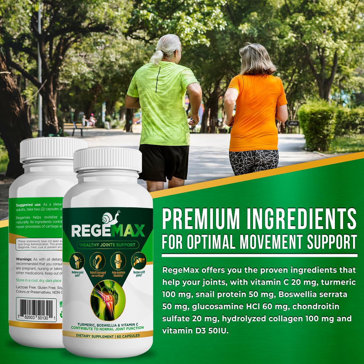 Aura Vitamins Regemax capsules in a 3-pack set appealing to ongoing routines.