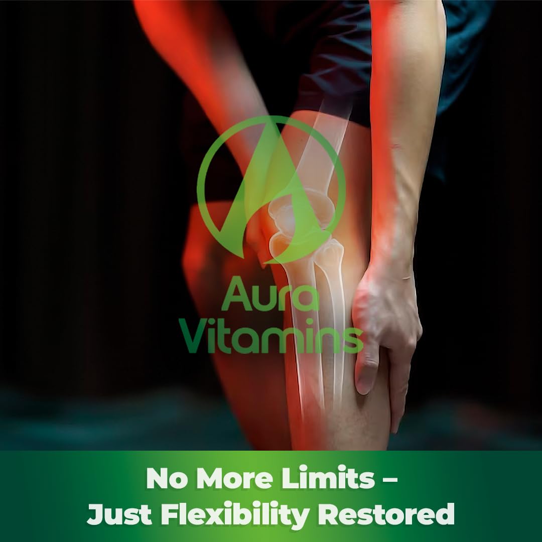 AURA VITAMINS REGEMAX bottle in lifestyle shot for daily joint care