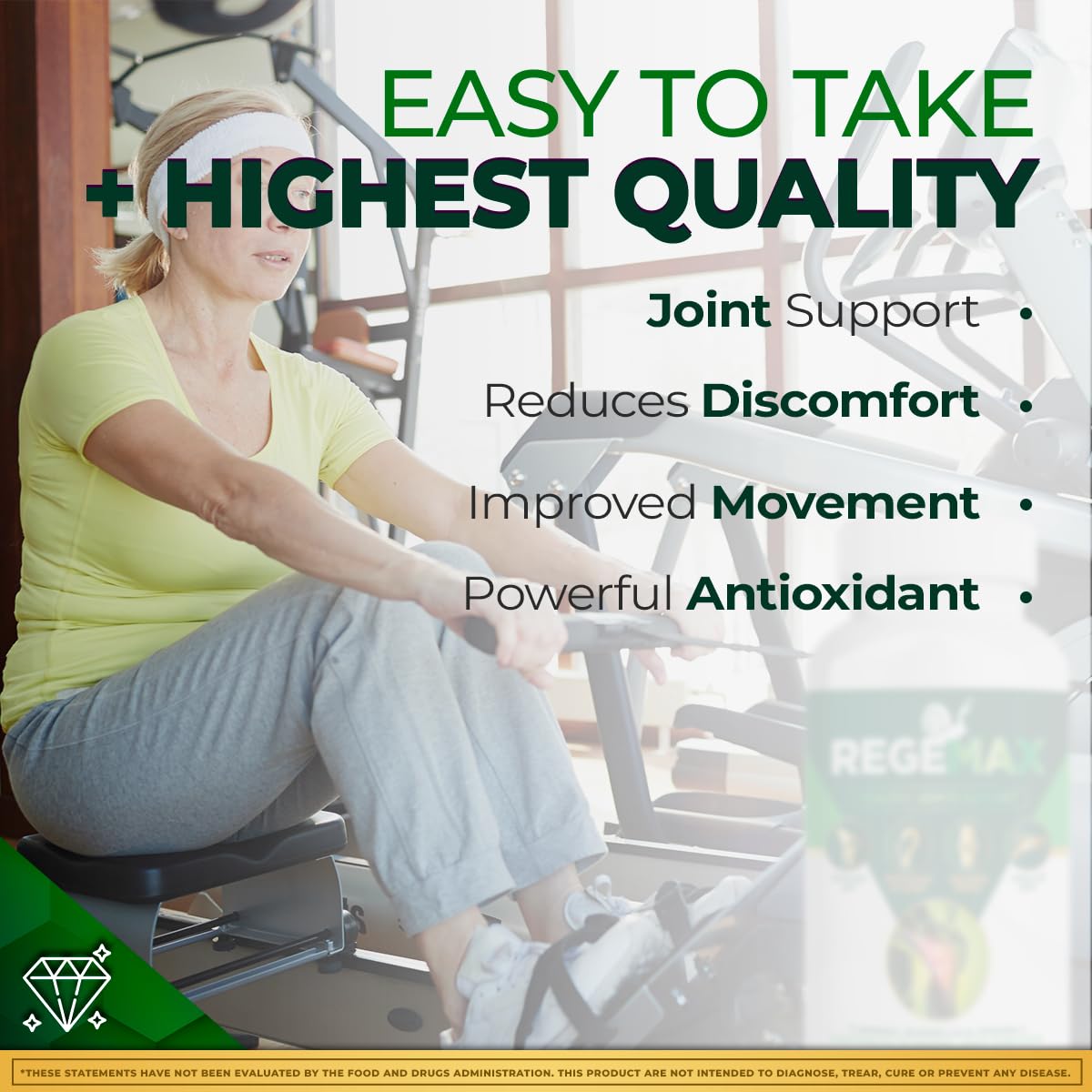 Aura Vitamins Regemax snail protein focus for joint comfort and ongoing activity.