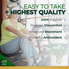 Aura Vitamins Regemax snail protein focus for joint comfort and ongoing activity.