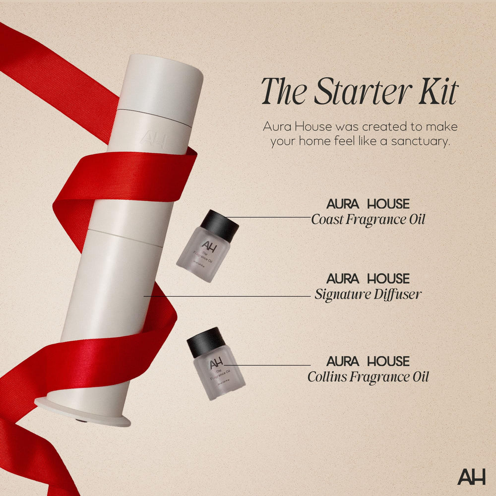 Aura House packaging presents premium, gift-ready fragrance duo