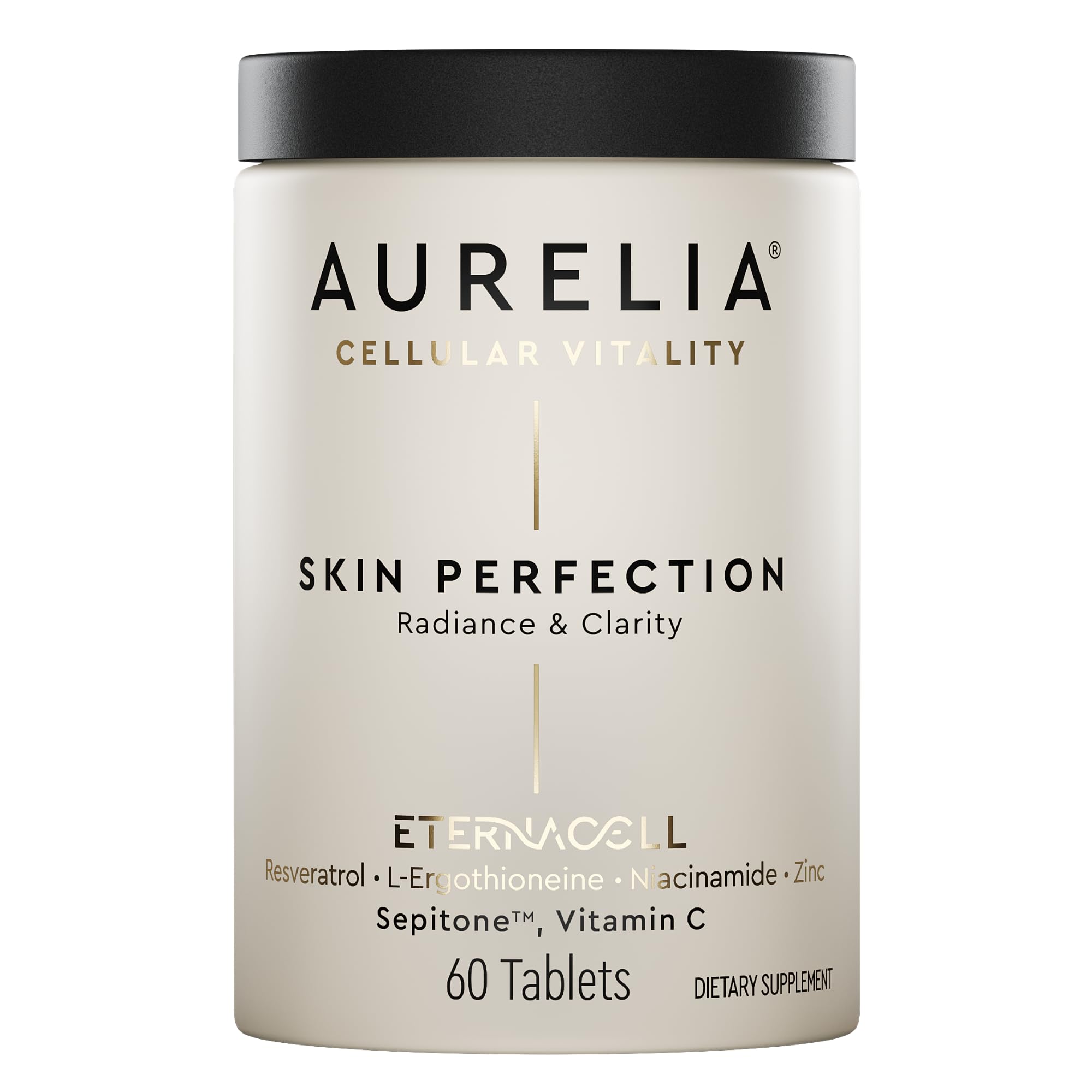 AURELIA Skin Perfection bottle front with advanced anti-ageing formula