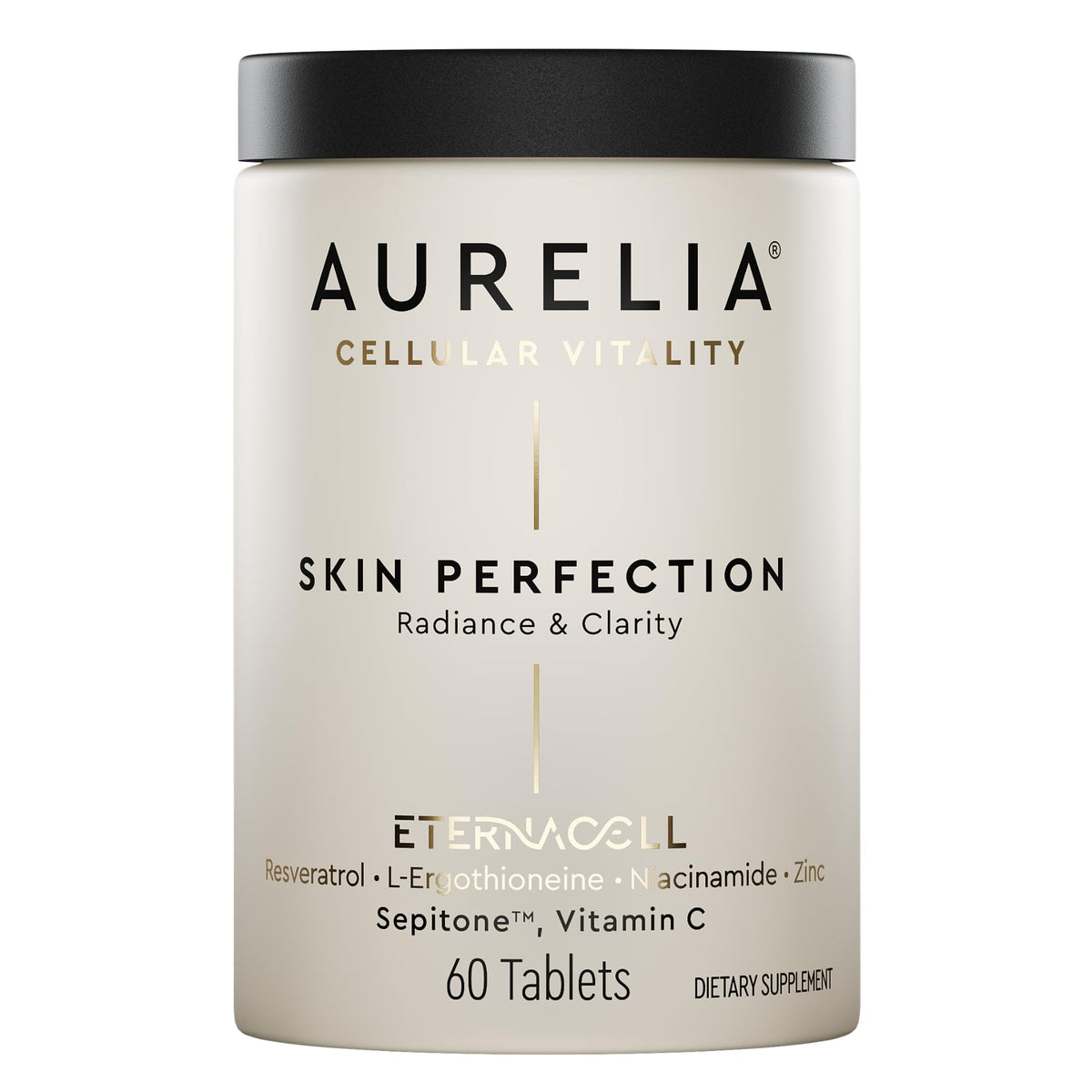 AURELIA Skin Perfection bottle front with advanced anti-ageing formula