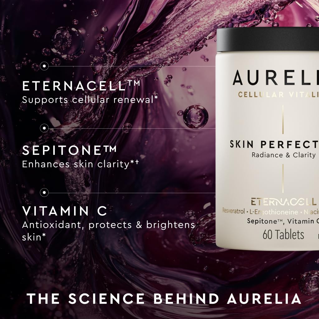 Lifestyle shot of daily use with Aurelia Skin Perfection in morning routine