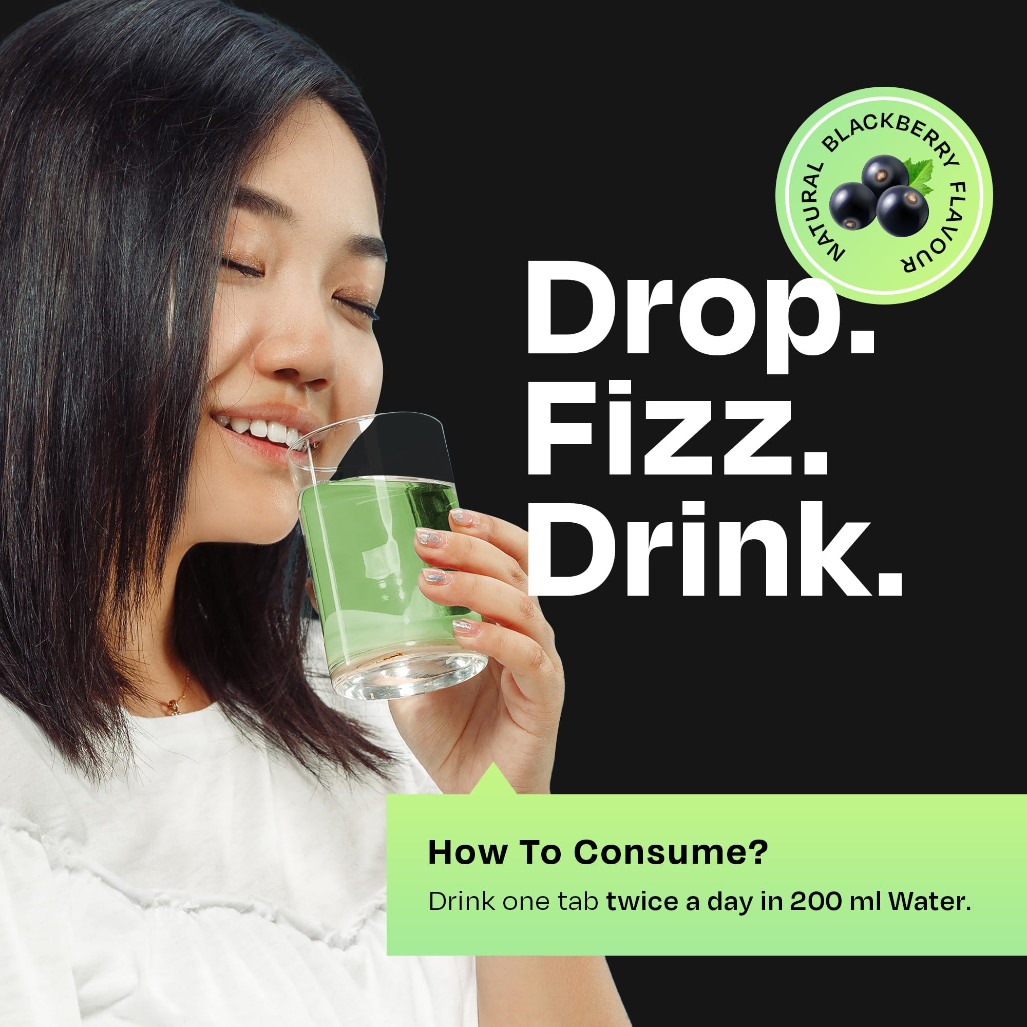 Pouring capsules illustrates easy twice-daily routine for detox-like wellness.