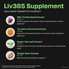 Auric Liv365 tablets close-up, convenient daily dose for ongoing wellness