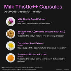 Close-up of Auric Milk Thistle Plus capsules.