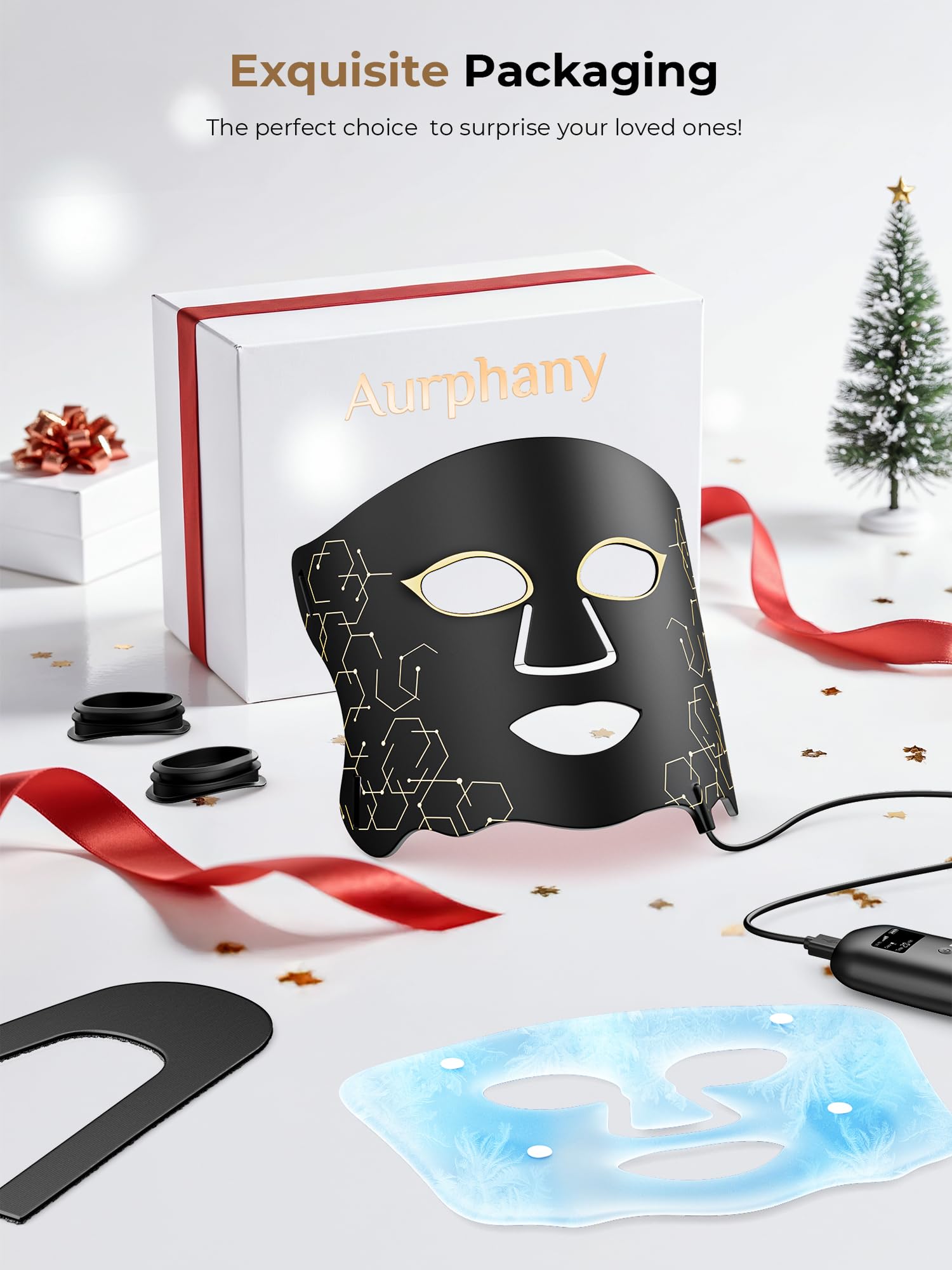 Aurphany E106A protective eye covers shield eyes during sessions.