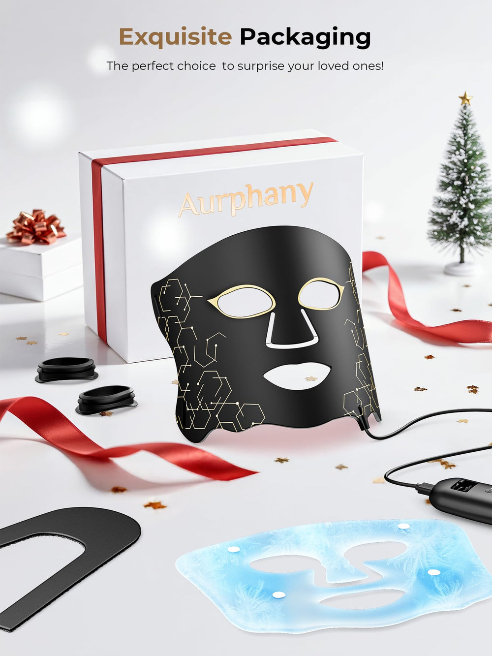 Aurphany E106A protective eye covers shield eyes during sessions.