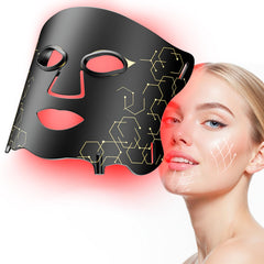 Aurphany E106A mask front view for at-home red and infrared light therapy.