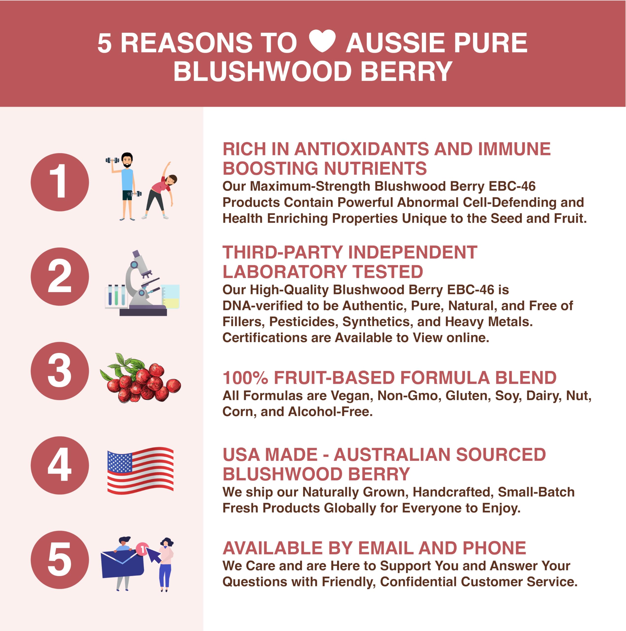 Aussie Pure label close-up demonstrates EBC-46 infusion and authenticity cues.