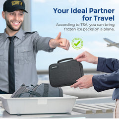 TSA-approved design for air travel with compliant packs
