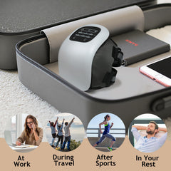 Auxoliev knee massager adjustable straps ensure comfortable fit
